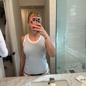 Blue Sleeveless Tank Top